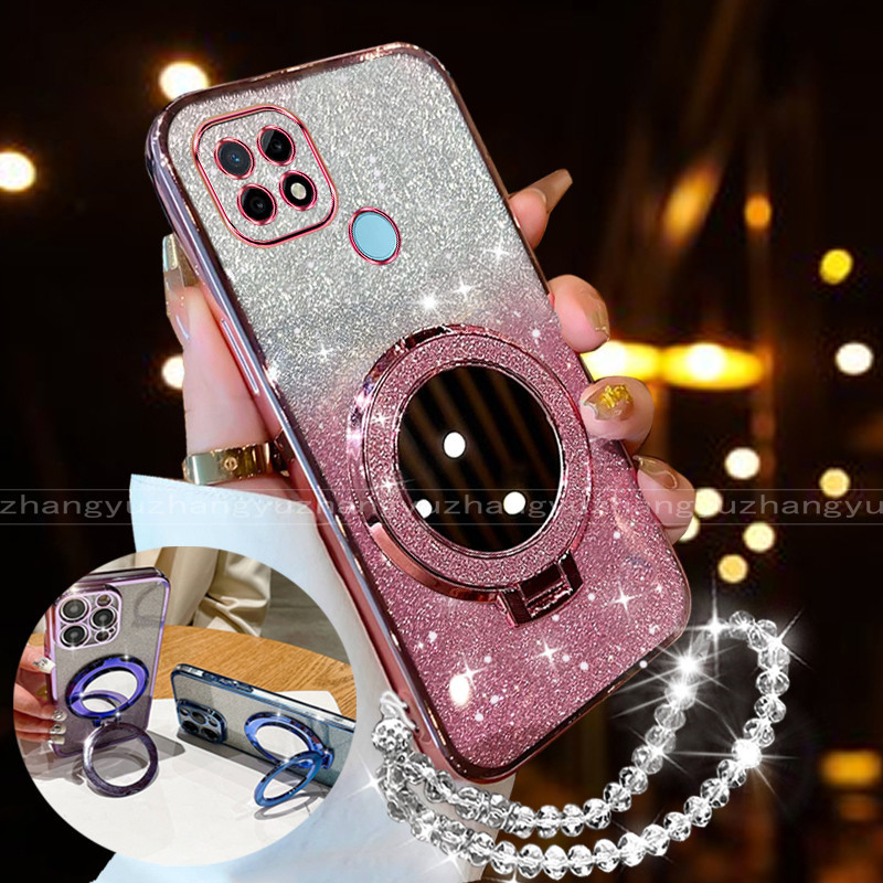 Case For Realme C21Y C25Y C21 Simple holder Phone Case for Lens Camera Protector TPU soft case phone protective case POLIKUJM13