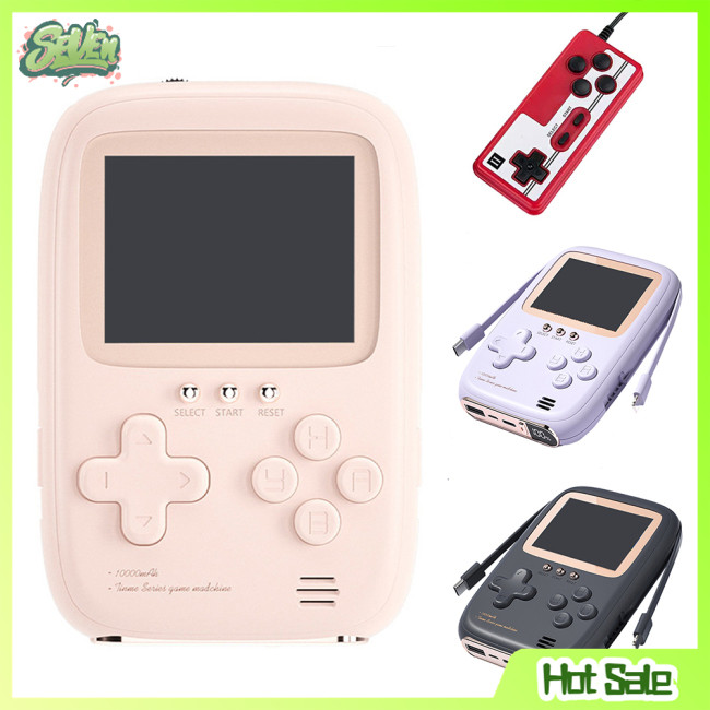 2 In 1 Retro Handheld Game Console Power Bank With 500 Classical Games Portable Handheld Game Console Rechargeable Battery