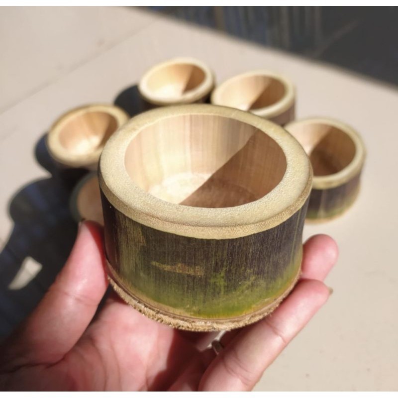 Feeding dish, reptile Feeding place, bamboo rose cut