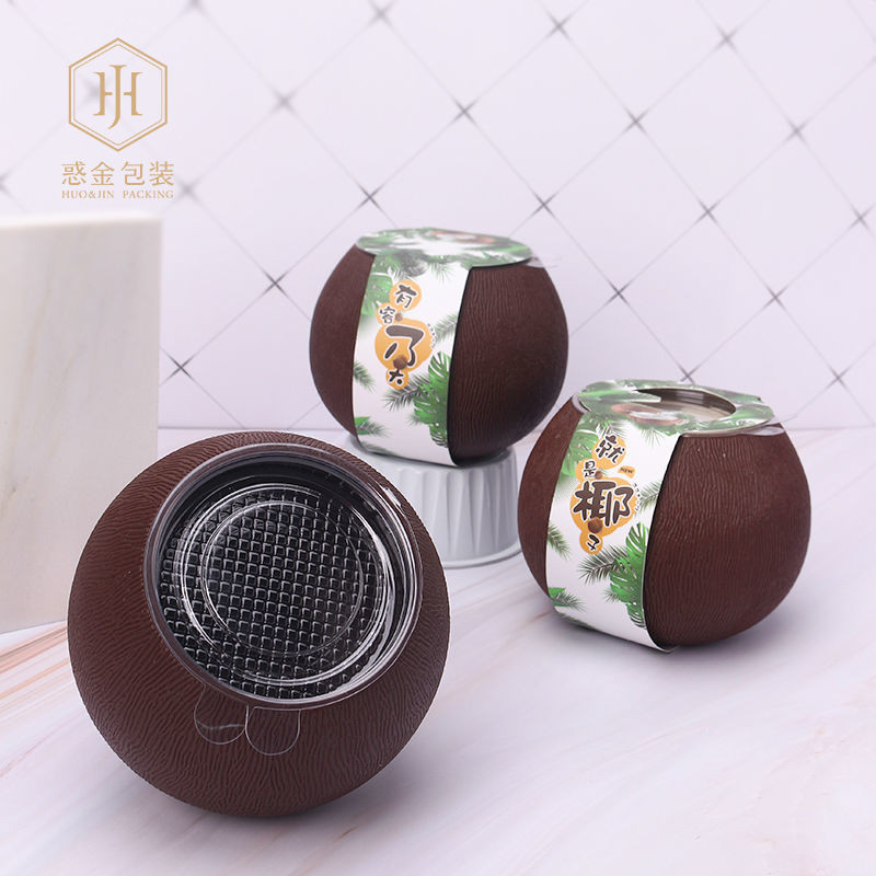 Influencer Coconut Jelly Bowl Canned Dessert Packaging Baking Coconut Milk Jelly Ice Powder Coconut Milk Coconut Fruit Pudding Pastry Pack