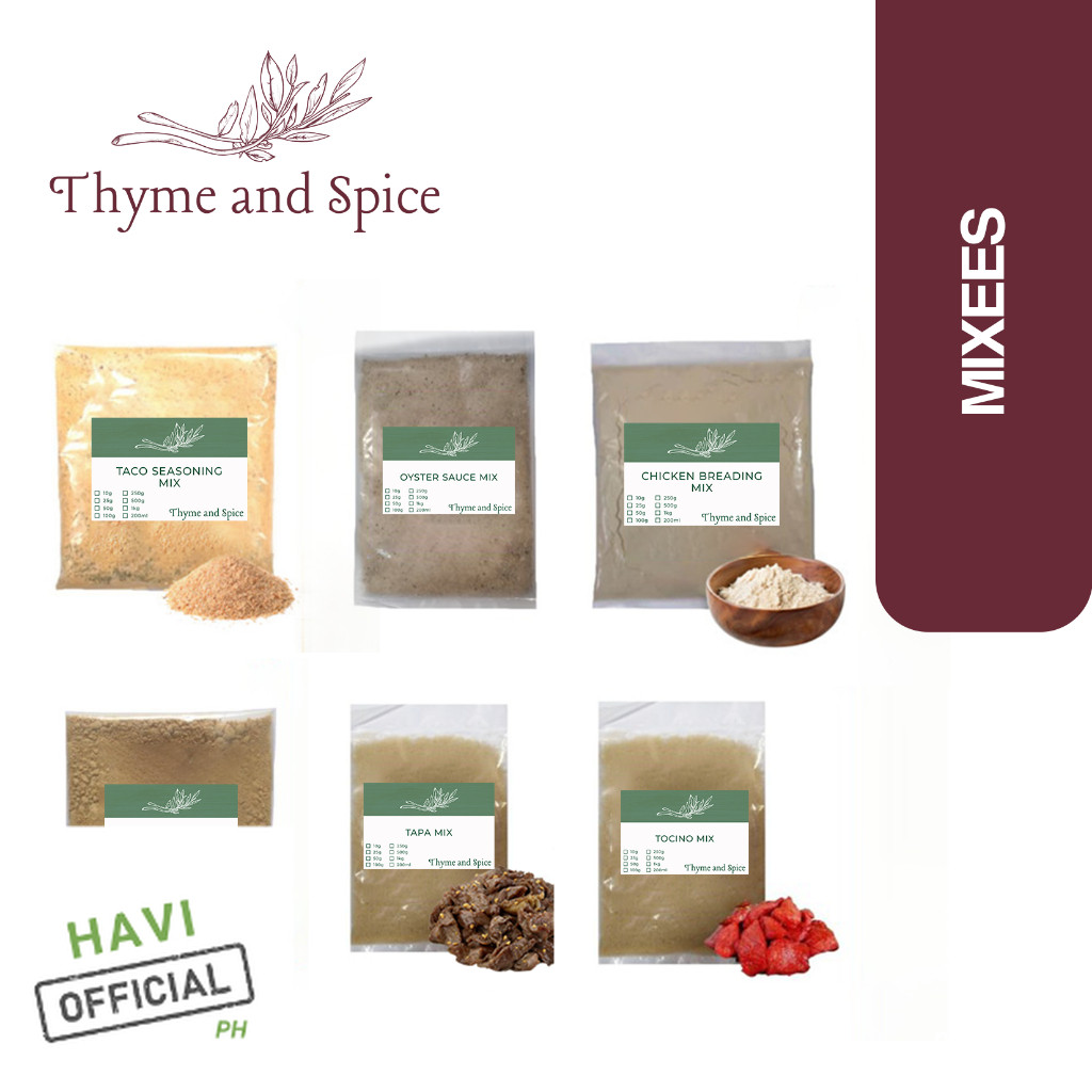 [POUCH] 100G Thyme Spice Sauce Mixes Pre-Mixes Seasoning️ Herbs Spices