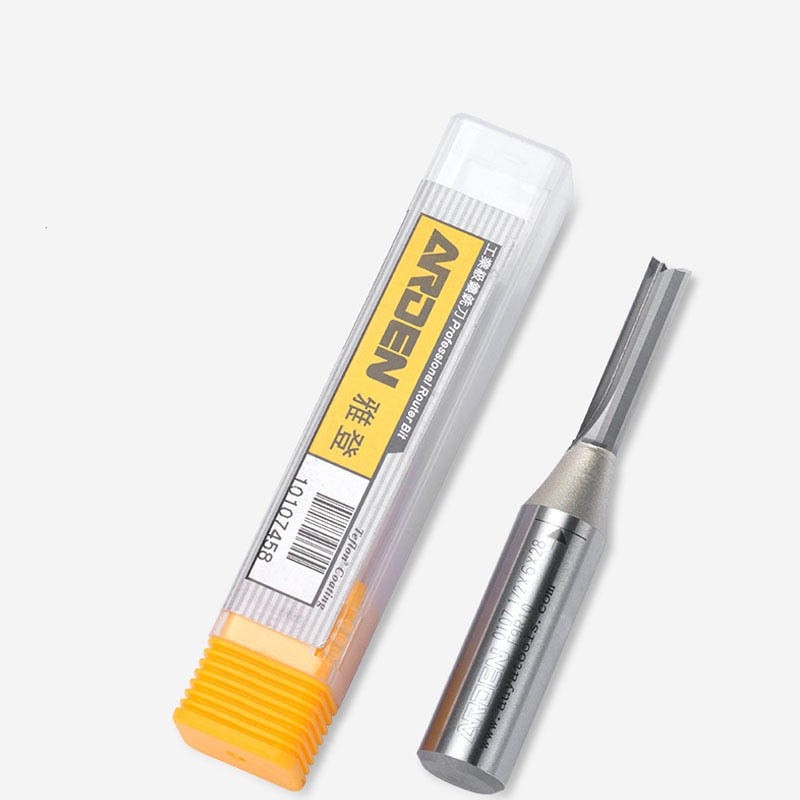 DIY Heavy Arden CNC Woodworking Tool TCT Trimming Straight End Mill Cutters Tungsten Steel 1/4 Shank Router Bit MDF P... - Image 2