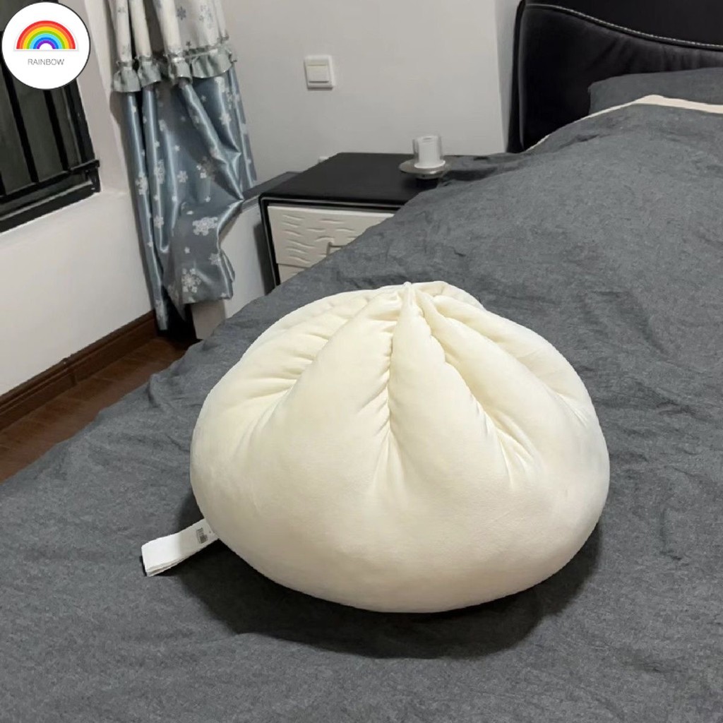 RD Plush Meat Bun Pillow, Bun Doll Pillow, Bedroom Sofa Dormitory Pillow, Creative Bun Pillow