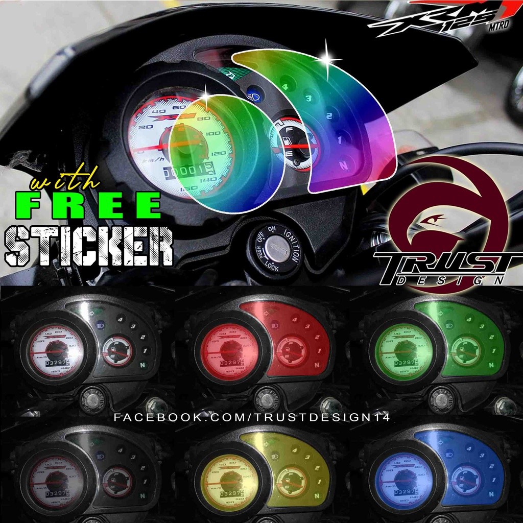 Honda Xrm carb BUY1GET1FREE Film Gauge Protector