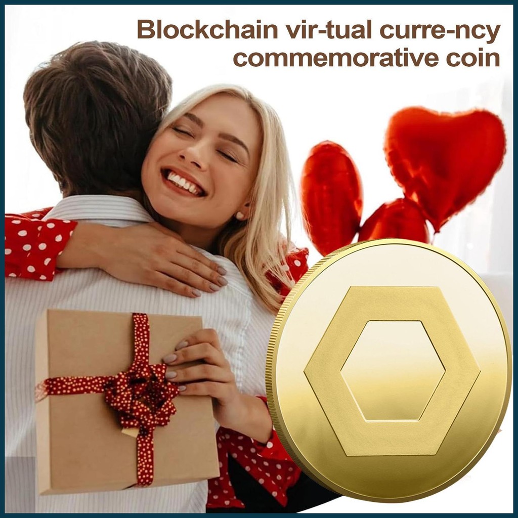 Commemorative Crypto Coin Cryptocurrency Blockchain Collectible Coin Blockchain Crypto Souvenir Coin with decfeyemy