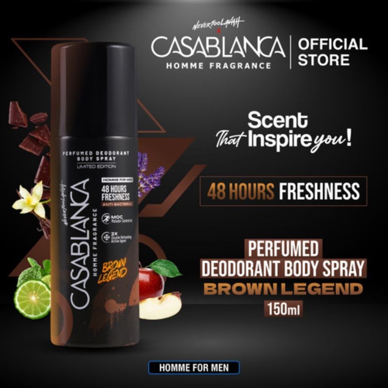 Premium Quality CASABLANCA PARFUM SPRAY MEN/COWOK 150ML 100% TERMURAH PROMO TOKO BARU Reliable Versatile - Image 4