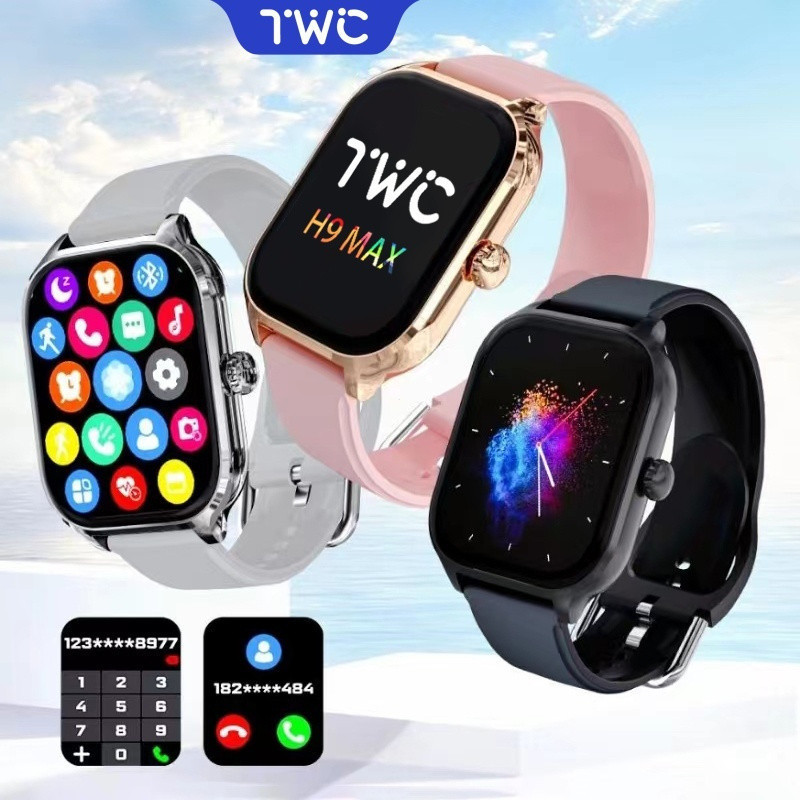2025 NEW H9 max Smart watch Men Women Sports Watch 2.01"inch/Dial Calls Game Bluetooth Music Calculator Stopwatch For Android iOS