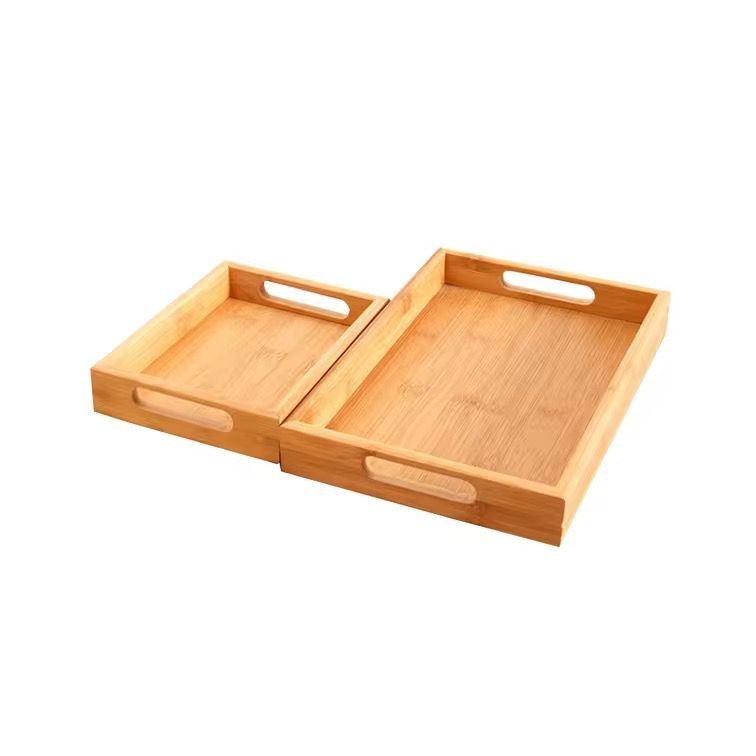 Bamboo Tray Serving Tray Bamboo Tray Food Tray Coffee Tray Talam Kayu Dulang Makanan Dulang Kayu Aesthetic 木托盤
