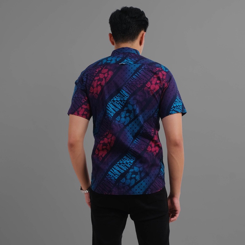 [Premium] Kemeja Batik Songket Short Sleeve kemeja batik shirt baju batik lelaki Baju Batik Kemeja Batik
