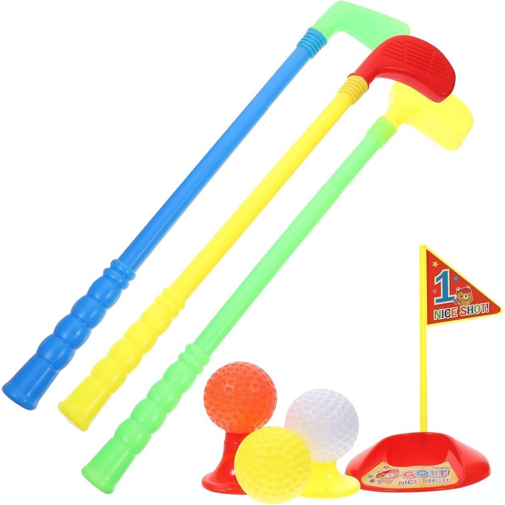 Baby Toys Toddler Golf Toy Set, Golf Clubs Set Toy Golf Kit, Childrens Golf Game, Early Educational Golf Set Toy for Toddler, Indoor and Outdoor Fun Sports Toy for Children Kids