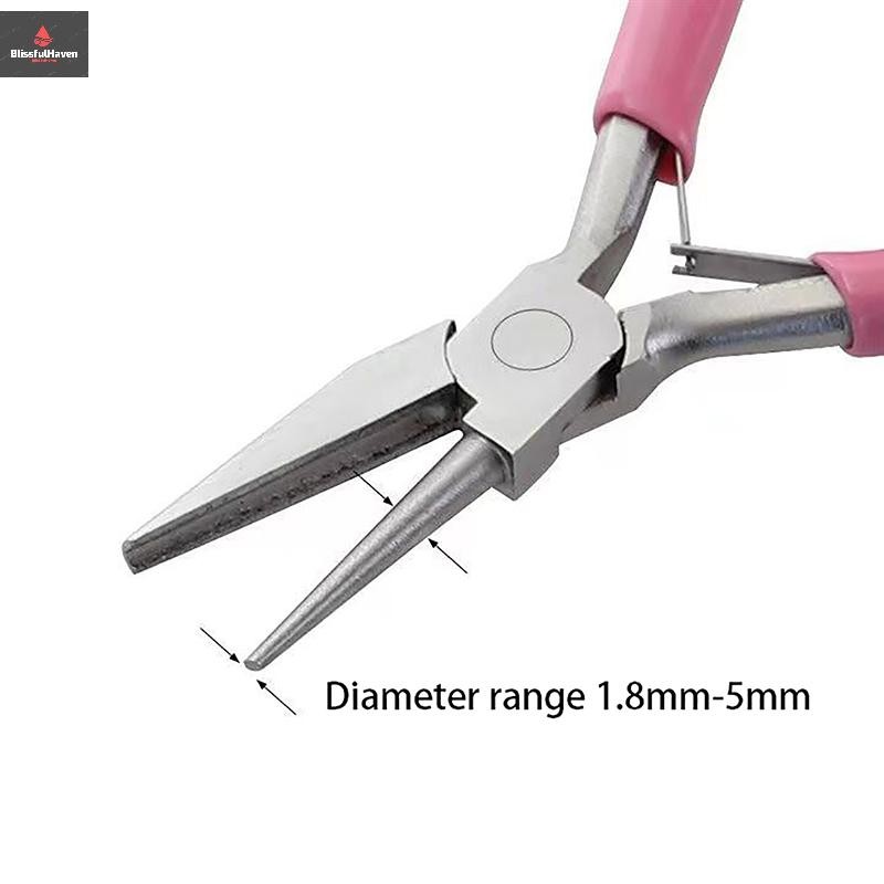 COD Round Winding Pliers Half Groove Half Round Nose Plier Jewelry Making Tool Hand Repair Tools new