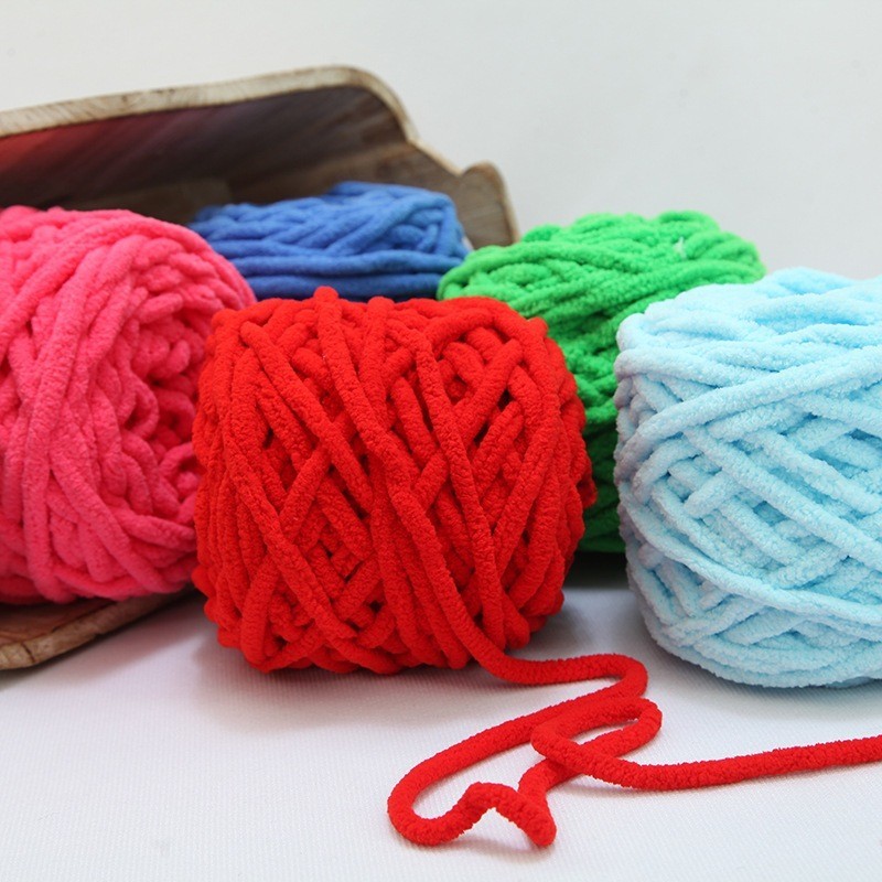 Velvet Chopsticks wool, large yarn knitting wool rolls, knitting blankets, handmade wool scarves rolls 100g