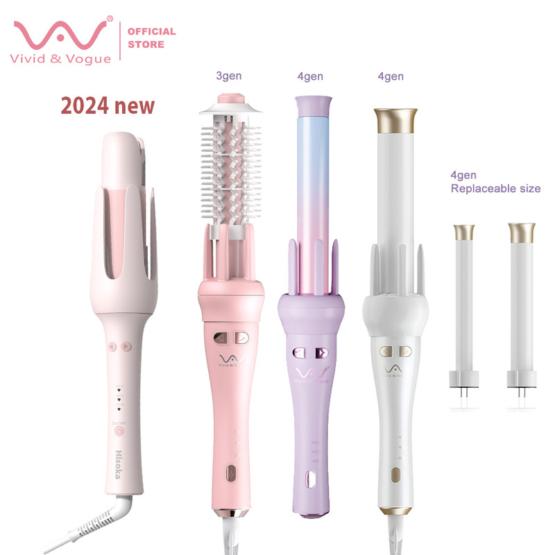 Vivid & Vogue Automatic Hair Curler 2 in1 Ceramic Hair Curling Iron 28mm 32mm Hair Straightener 防烫自动卷发棒