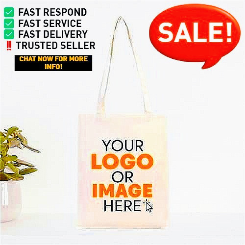 [CUSTOM DESIGN & LOGO] SHAH ALAMCustomize Tote Bag Canvas Custom Design And Logo Bag Tote Student
