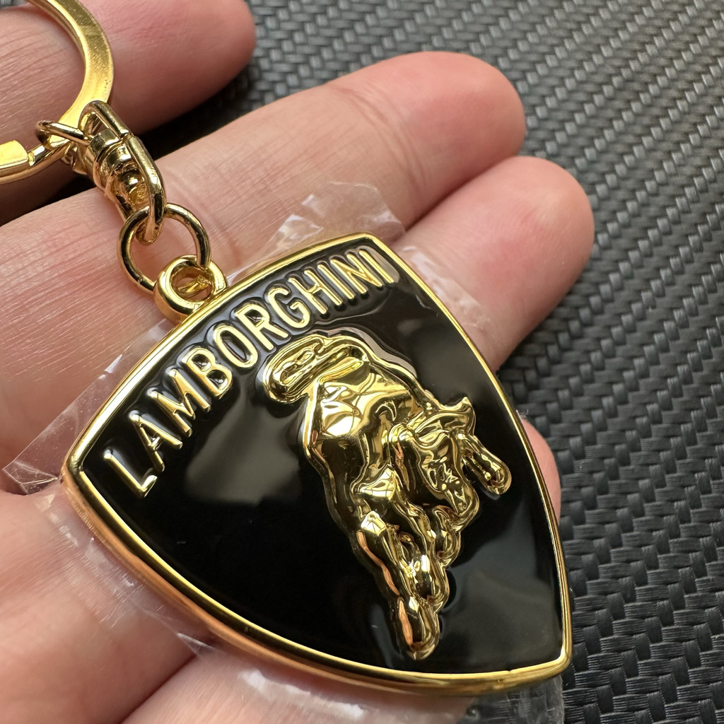 3d Metal Lamborghini Car Logo Keychain Unisex Keychain Car Pendant Keychain