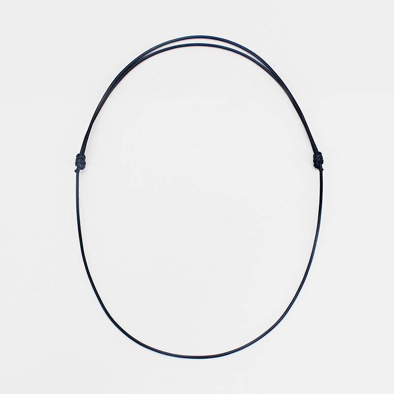 [FF88] 1Pcs 2mm Adjustable Handmade Braided Rope Necklace 可调节自由伸缩韩国蜡线
