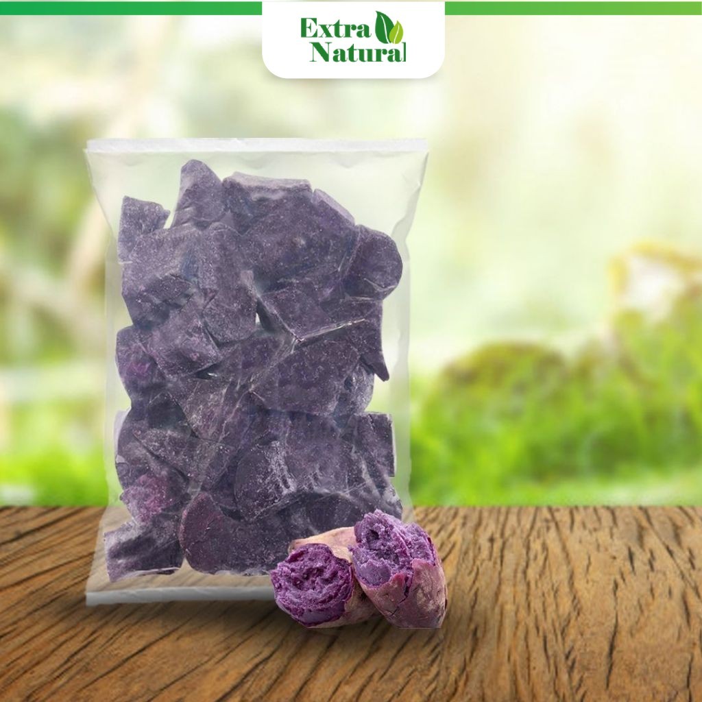 Frozen Purple Sweet Potato Chunk [Keledek Ungu] (Please read description box before order) |[Extra Natural]