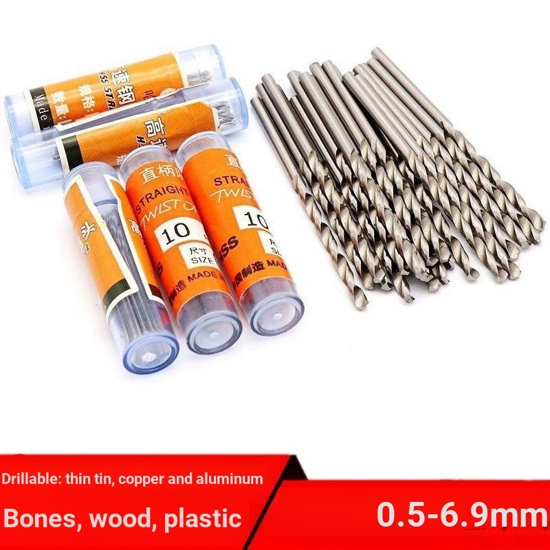 Professional DIY 190 > Drill Nozzle Bit Straight Shank High Speed Steel Stainless Alloy Twist 0.3/0.4/0.5/0.6/0.7/0.8... - Image 4