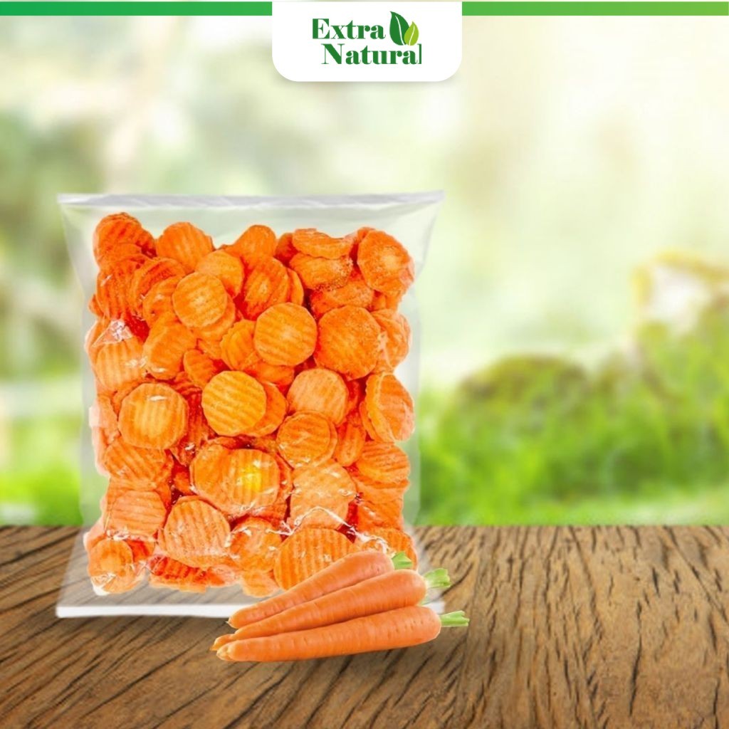 Frozen Carrot Slice [Lobak Merah] (Please read description box before order) |[Extra Natural]