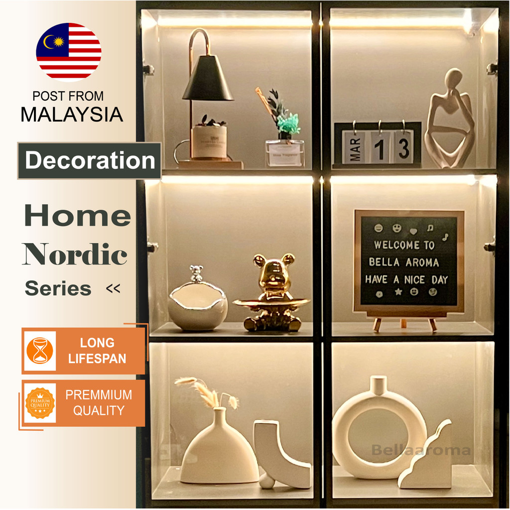 Decoration Aesthetic Nordic Ceramic Minimalist Dried Flower Desk Vase Key Storage Sculpture Greek Statue Home Decor