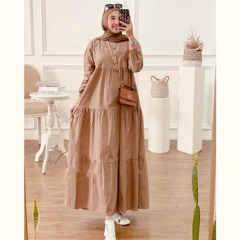 Reliable Durable Frayabatik | Kirania Gamis Plain Rayon Busui Stacking Premium - Image 3