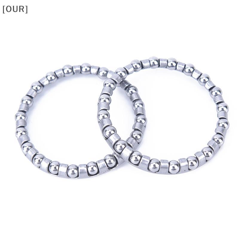 [OUR] 2pcs Bicycle Bike 4mm 20 Balls Headset Caged Ball Bearing Race Cycling Bearing null