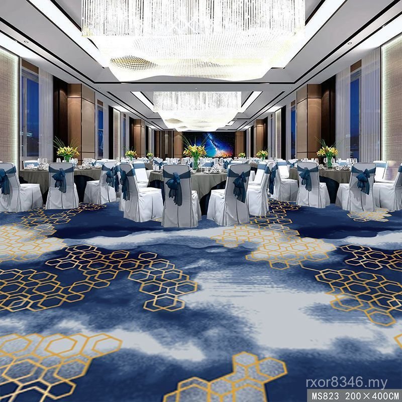 B1 Fireproof Large Area Entertainment Carpet Dirt Resistant Commercial Flame Retardant Court Carpet Angle Wholesale Banquet Restaurant Hotel 7MCI