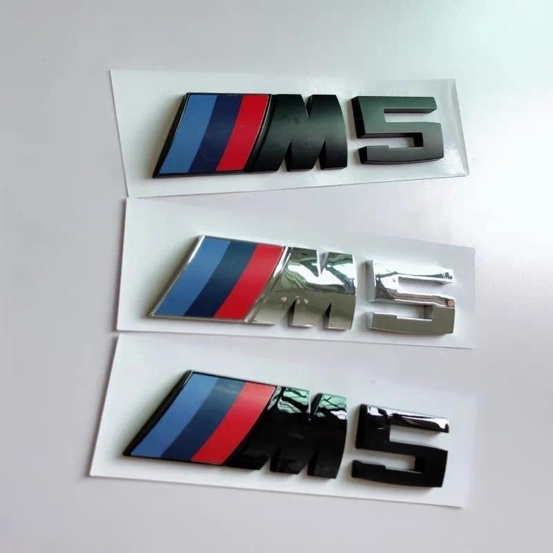 BMW M5 Stickers Trunk  Badge For BMW M5 E34 E36 E61 E39 E60 E90 E92 E93 F10 F20 F30 G20 G30 Auto Decoration Accessories