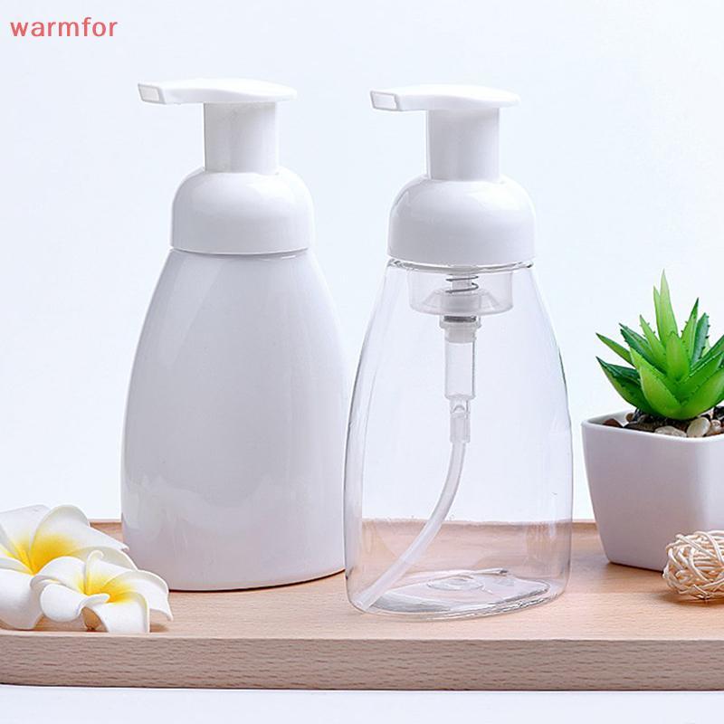 (warmfor) 300ml Plastic Bottle Foam Pump Bottle Cleaning Bottle Hand Sanitizer Shampoo Dispenser Soap Liquid Bottle