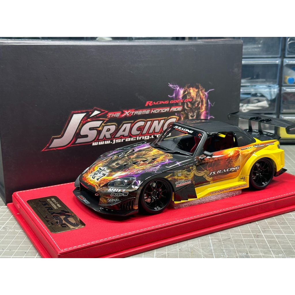 Onemodel Gold Label 1/18 Honda Demon King S2000 js racing Brand New Original Package, with Display Cover, Photographs As Shot Full Car Coverage Polish, Invincible Texture Can Magnetic Replace Resin Enclosed Model SF Insurance Price On Delivery Face Label