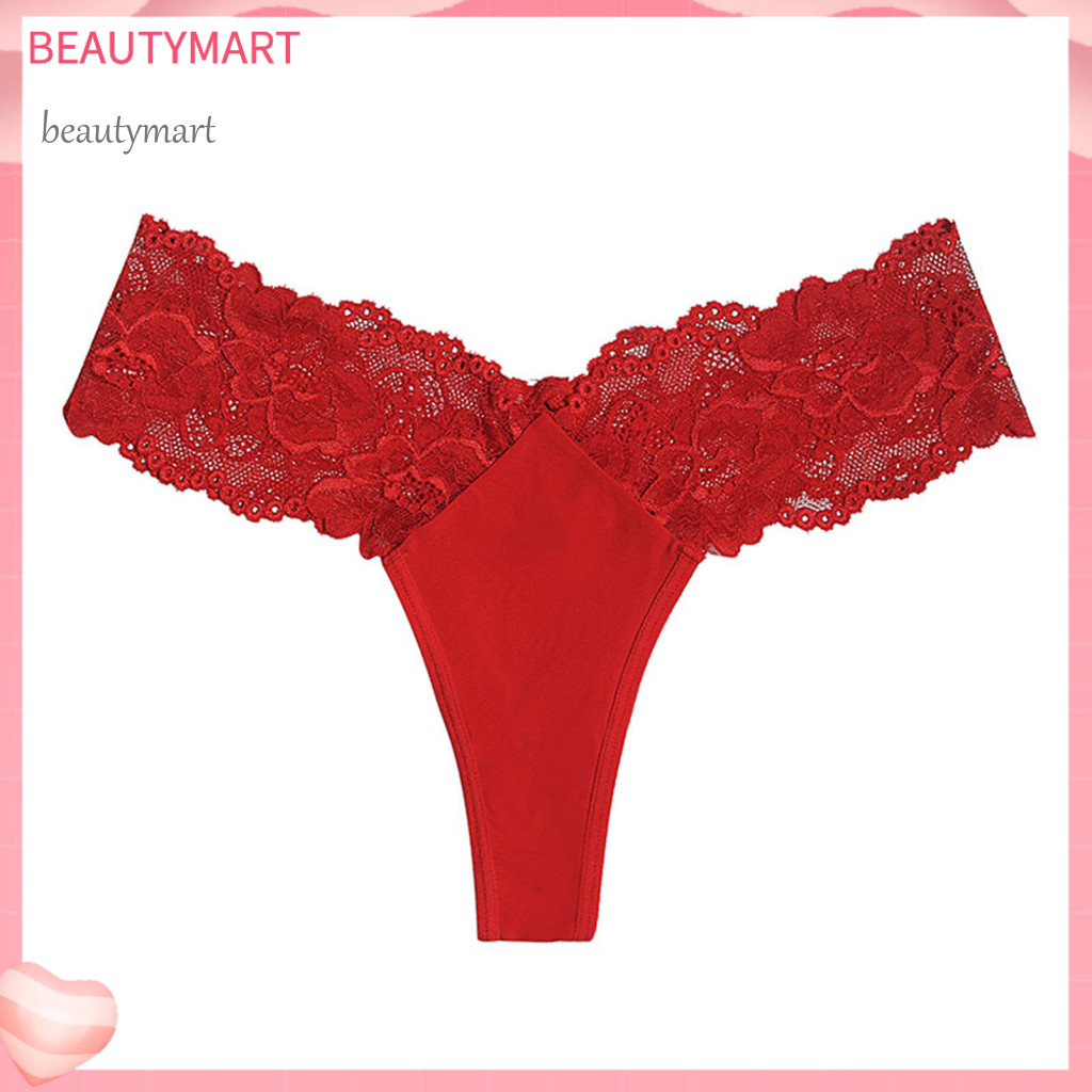 [beautymart] Lady Panties Intimacy Soft Perspective Mid Waist Lady Panties