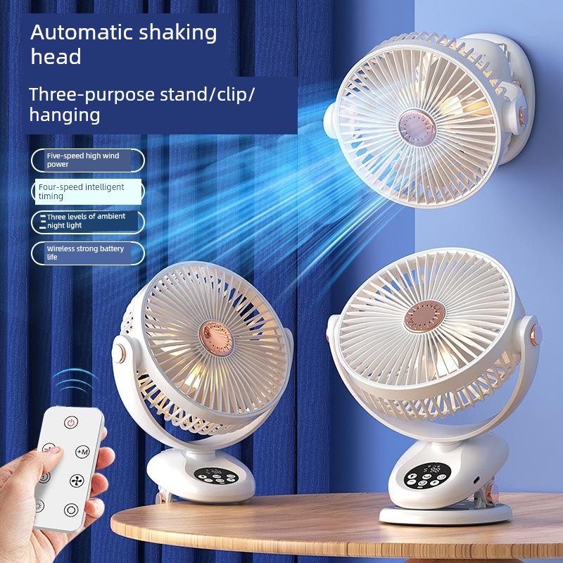 kipas berdiri kipas portable Kipas klip baru, kipas USB yang boleh dicas semula, kipas klip asrama, kipas desktop, kipas meja mudah alih, kipas elektrik