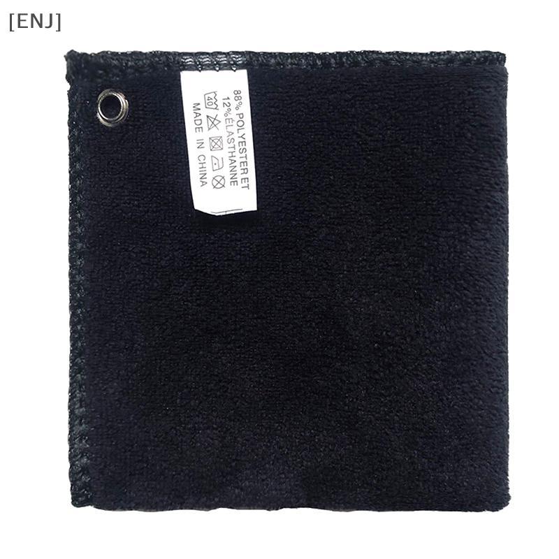 [ENJ] Golf Towel Wet And Dry Golf Cleaning Cloth Perfect For Golfers Cleaning Cloths With Retractable Hook Easy To Carry null