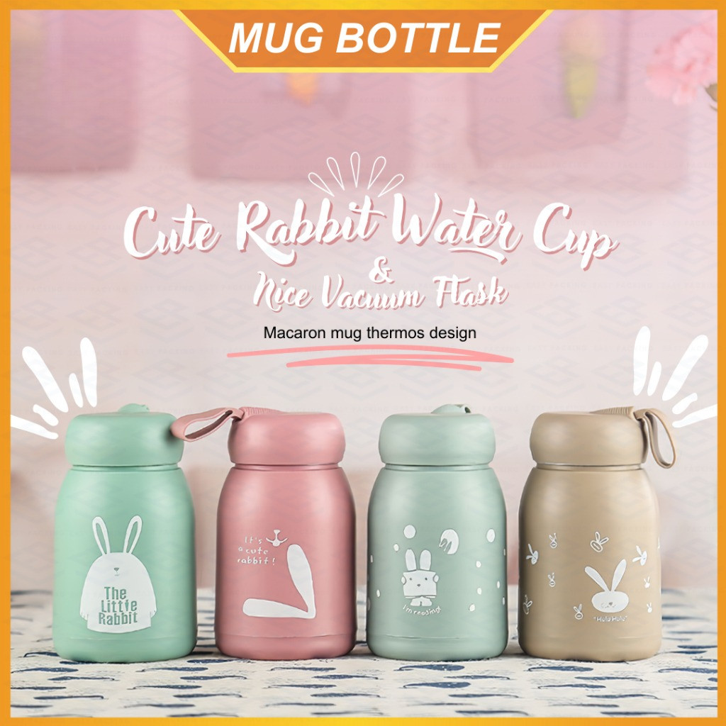 Rabbit Design Nice Minamalist designInsulated Tumbler Travel Mug Bottle Insulated
