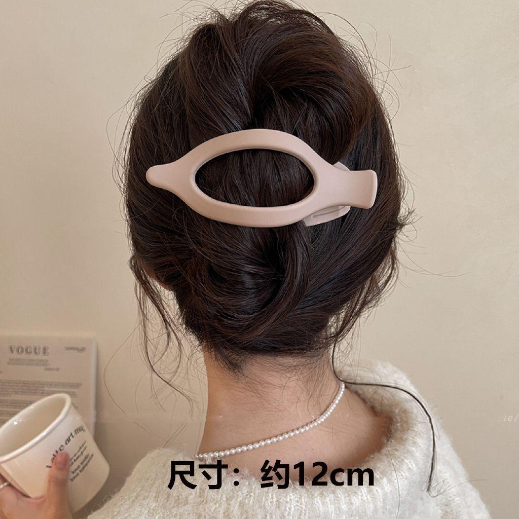 Taiwan/Taiwan/Lazy Style~Oval Clip 2026 High-End Back Head Duckbill Hair Ponytail
