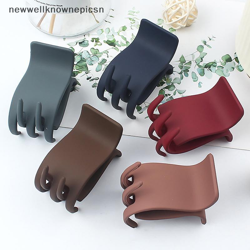 null Minimalist Frosted Small Grab Clip Ponytail Hair Clip Versatile Side Hair Clip null