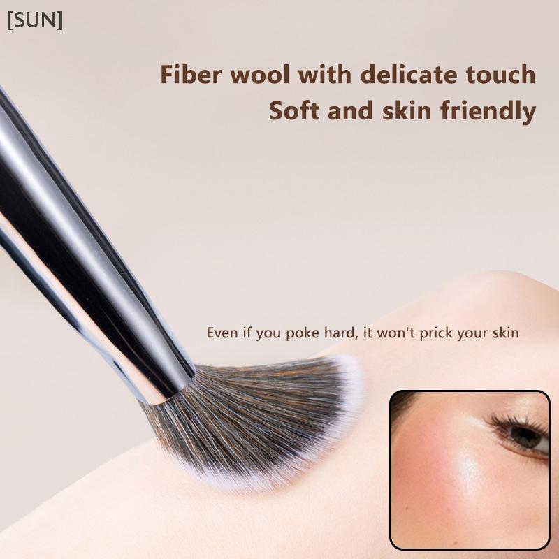 [SUN] Slope Blush Soft Synthetic Sculptant Makeup Brushes Small Precise For Powder High Gloss Women Beauty Cosmetic Tools null
