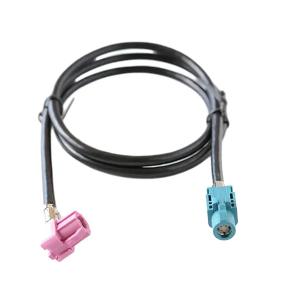Anti-Corrosion USB Socket Cable Console Retrofit Vehicle-mounted Shielded Cable 12V 80cm ABS Anti-interference Black