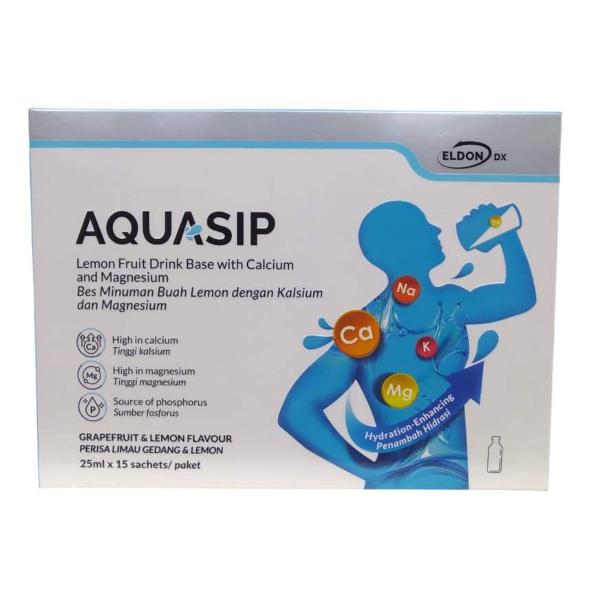 ELDON AQUASIP 15'SX25ML (EXP:10/2027)