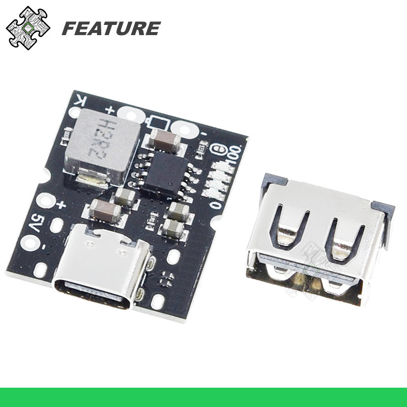 ENGLAB18650 3.7V to 5V Boost Circuit For Power Bank DIY, Lithium Battery Charing Protection Board