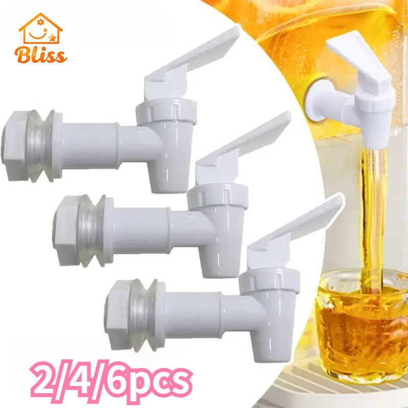 6Pcs Reusable Water Dispenser Spigot Replacement Tap for Beverage Cooler Glass Bottle Water Spout Bucket Spigot Ketua