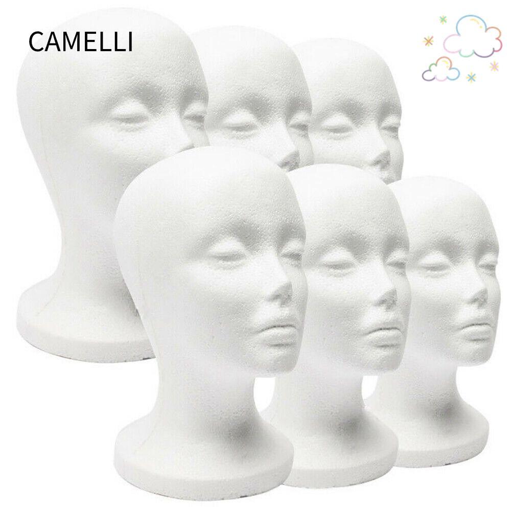 CAMELLI Foam Mannequin Portable Rack Wide Glasses Hat Display Stand