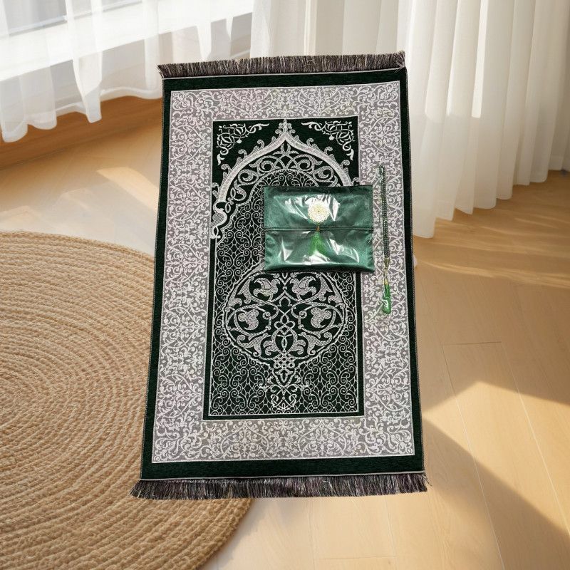 Shenzhen Yuanye Technology Co., Ltd. mat Haji Portable Blanket Rosary Bag Souvenir Set Gift prayer prayer Blanket Cushion