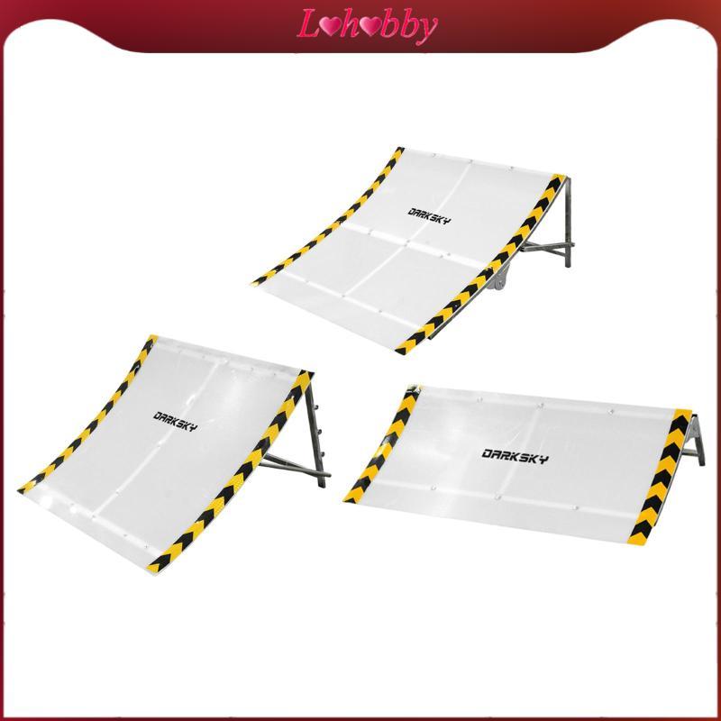 Lohobby RC Car Ramp for Jumping Foldable Stunt Platform Adjustable Launch Board with Metal Hinges And Textured Surface Suitable for Indoor Outdoor Park Family