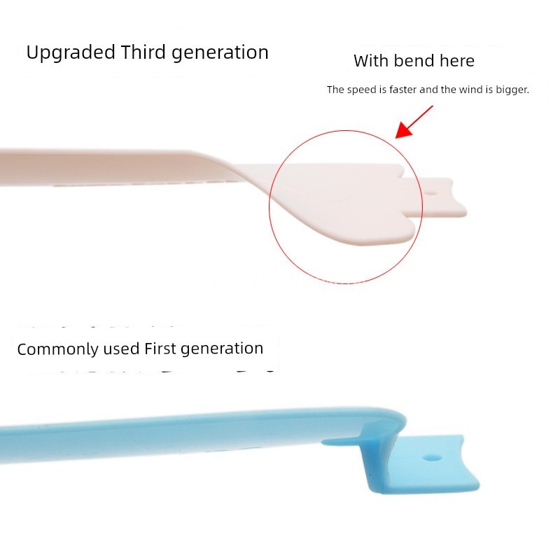 kipas dapur kipas berdiri Kipas kipas siling mini, kipas kipas, bilah pemalam lurus tebal, kipas kipas kipas kecil universal, aksesori kipas daun angin