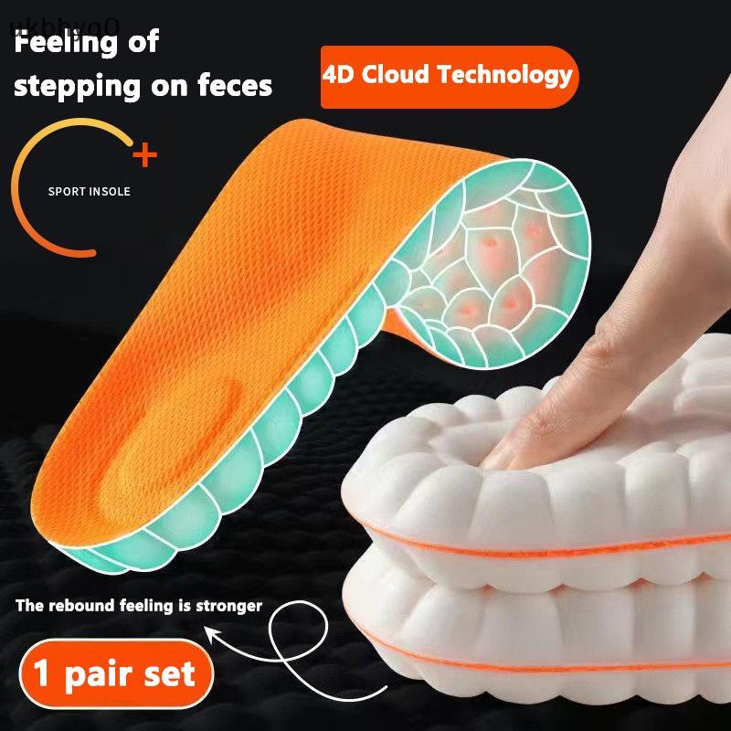 null High Elasticity Latex Sport Insoles Soft Shoe Pads Arch Support Orthotic Insoles Breathable Deodorant Sho Absorption Cushion null