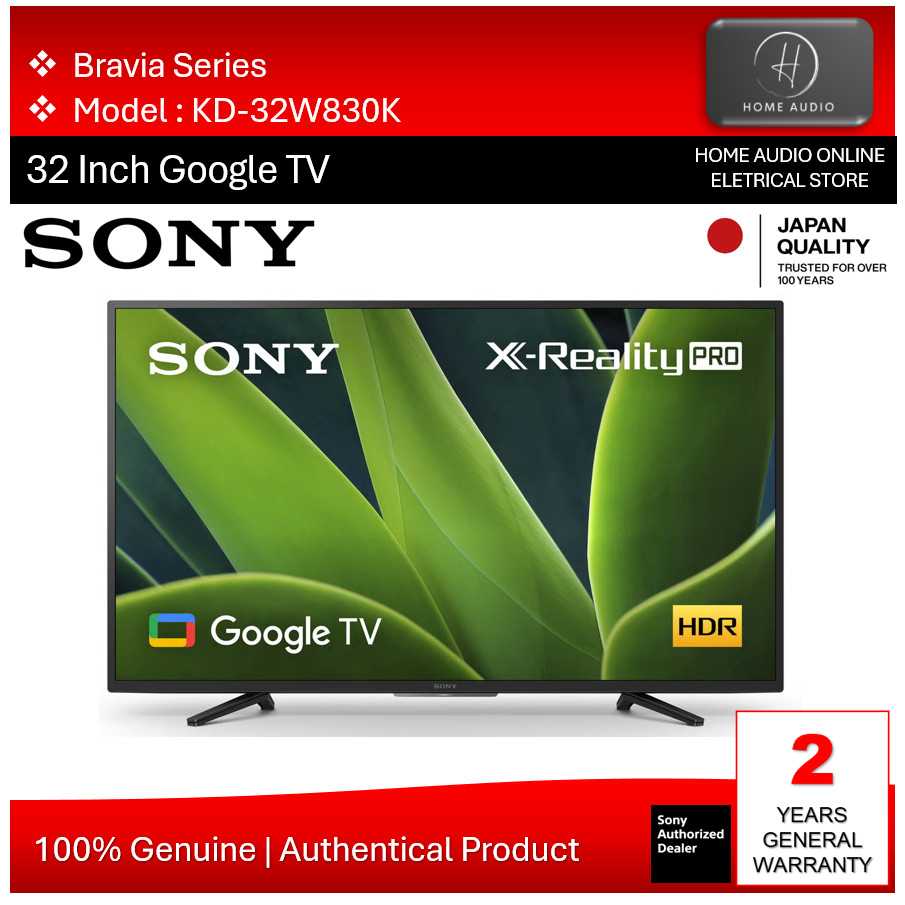 Sony Smart TV 32 Inch (HD Ready) HDR (Google TV) - KD-32W830K / KD 32W830K