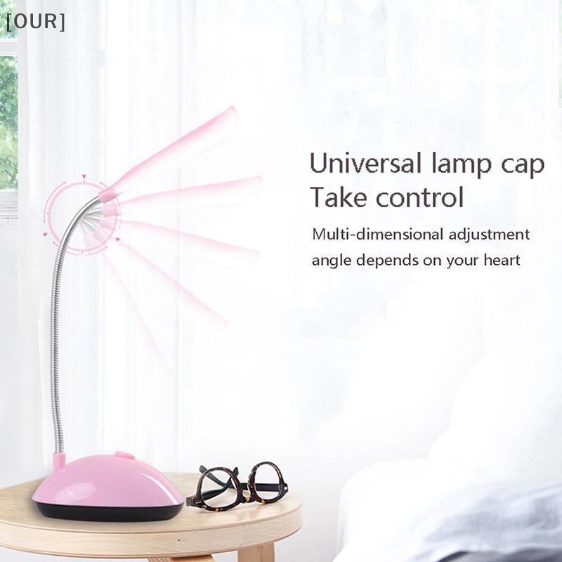 [OUR] Table Lamp For Bedroom AAA Battery Powered LED Desk Lamp Study Book Lights Bedside Reading Lamp Student Office Table null