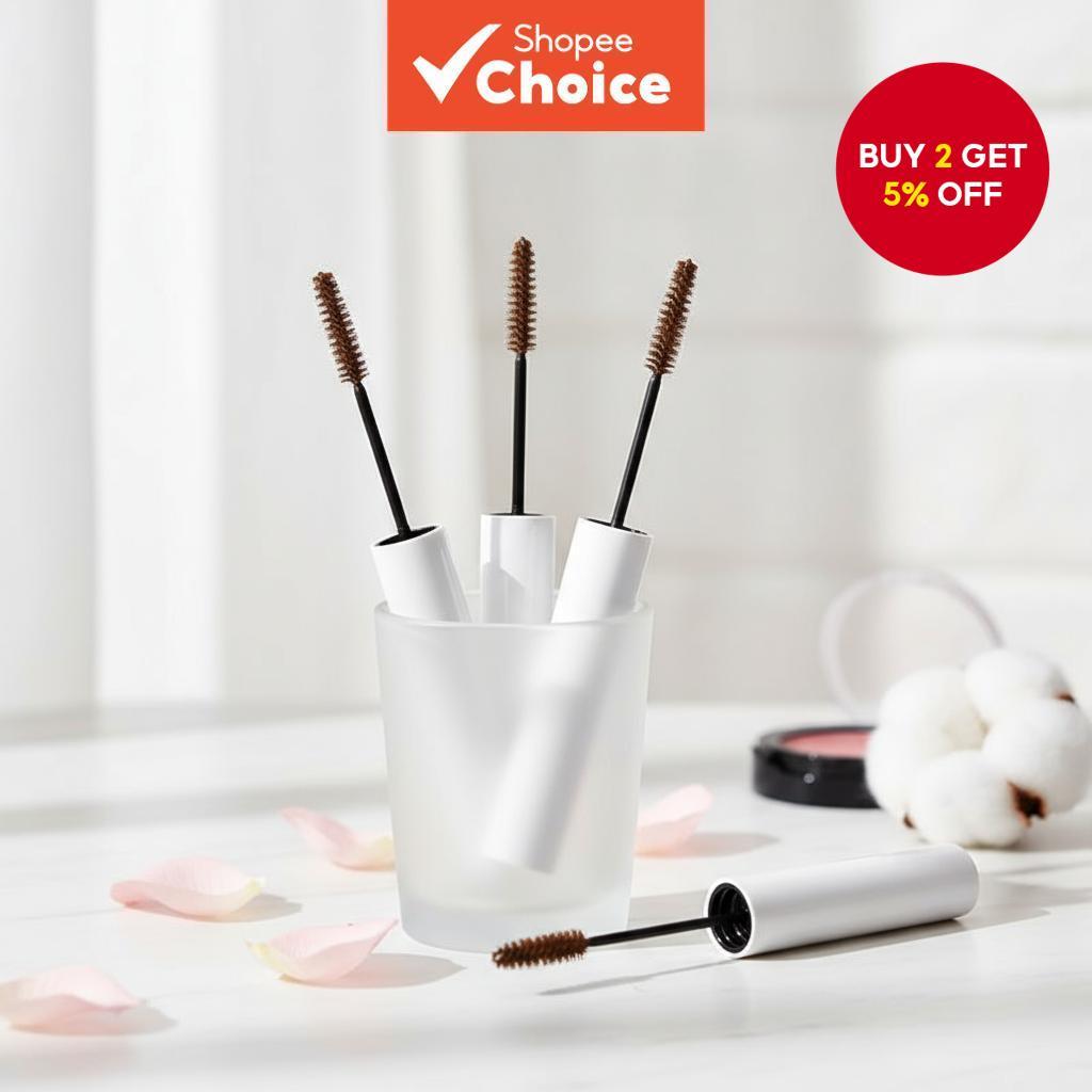 Mascara for Lengthening - Water-Resistant, Super Curl, and Fine Brush Application  Maskara untuk Memanjangkan - Kalis Air, Sangat Lentik, dan Berus Halus