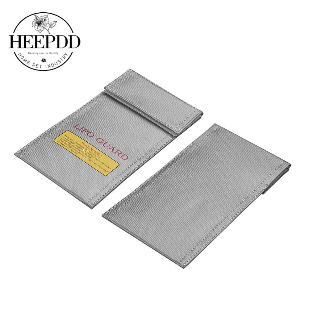 HEEPDD Lipo Safe Bag Fireproof Explosion-proof Battery Guard Pouch for Charge & Storage High Temperature Resistant